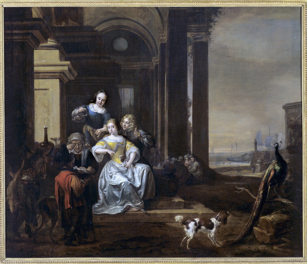 Unge blondiner, 1646-55 af Jan Baptist Weenix