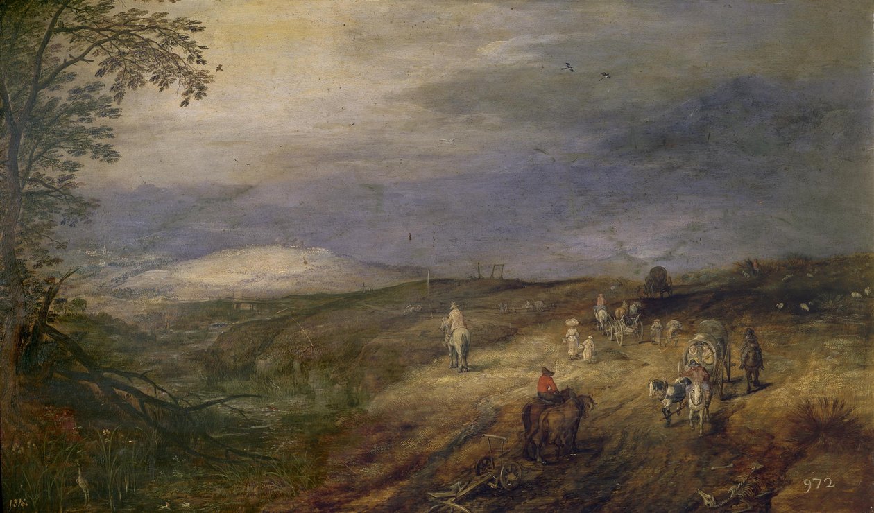 Skovvej af Jan Brueghel the Elder