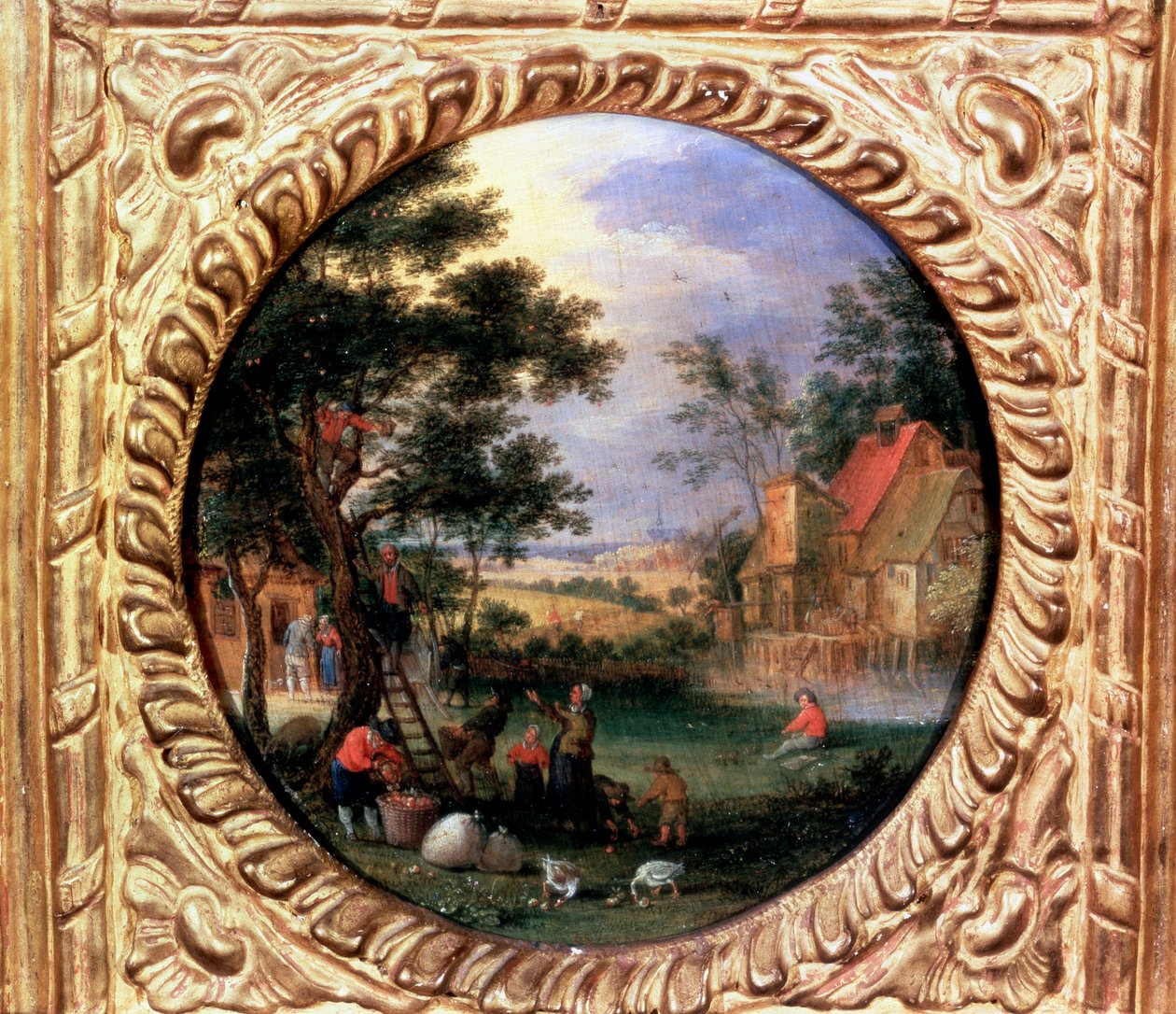 Indsamling af æbler, 1630