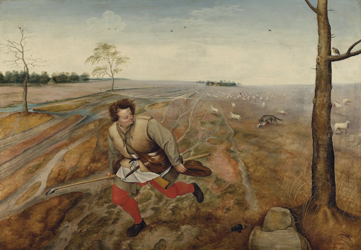 Den dårlige hyrde af Jan Brueghel the Younger