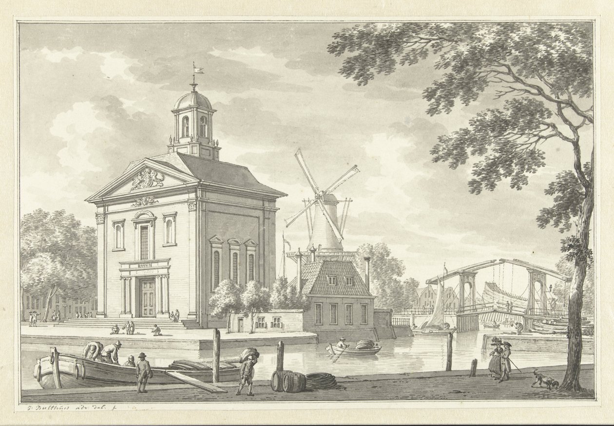 Den engelske kirke i Rotterdam af Jan Bulthuis
