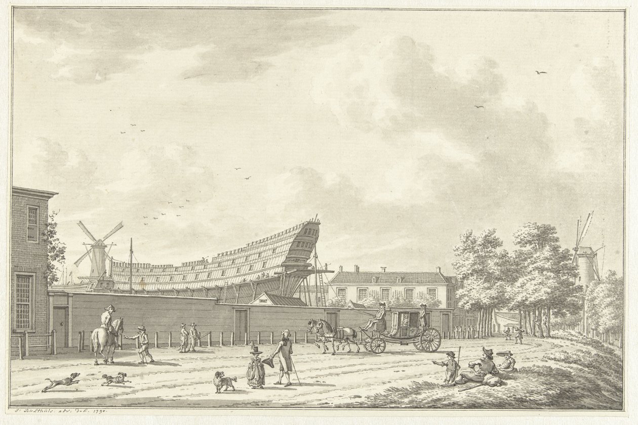Værftet i Rotterdam af Jan Bulthuis
