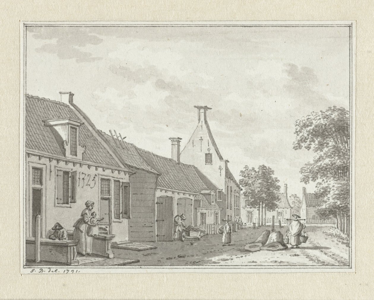 Ansigt ved Biggekerke af Jan Bulthuis