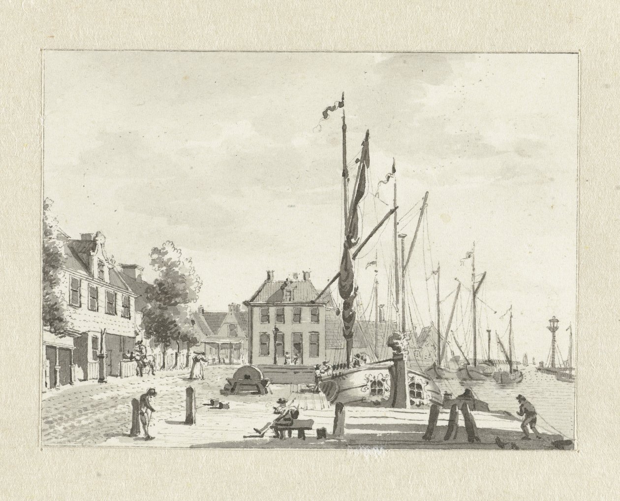 Ansigt på De Lemmer (?) af Jan Bulthuis