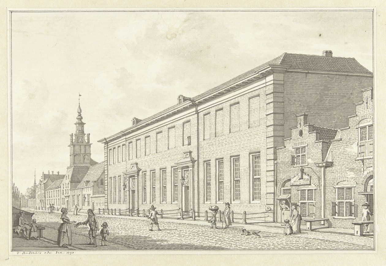 Dolhuis, Gasthuis og Oudevrouwenhuis i Rotterdam af Jan Bulthuis