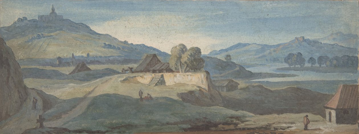 Landskab, n.d.. af Jan Frans van Bloemen