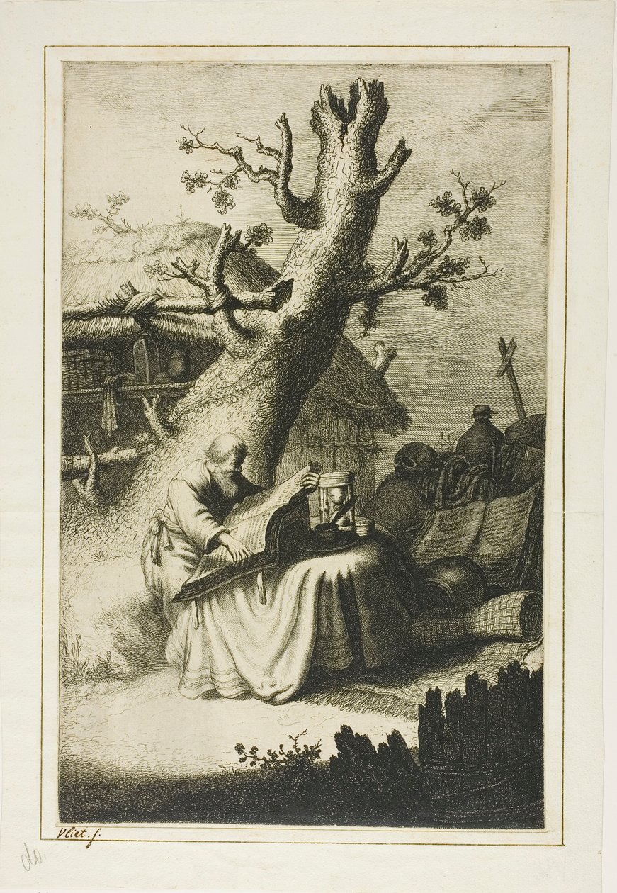 Sankt Jerome af Jan Georg van Vliet