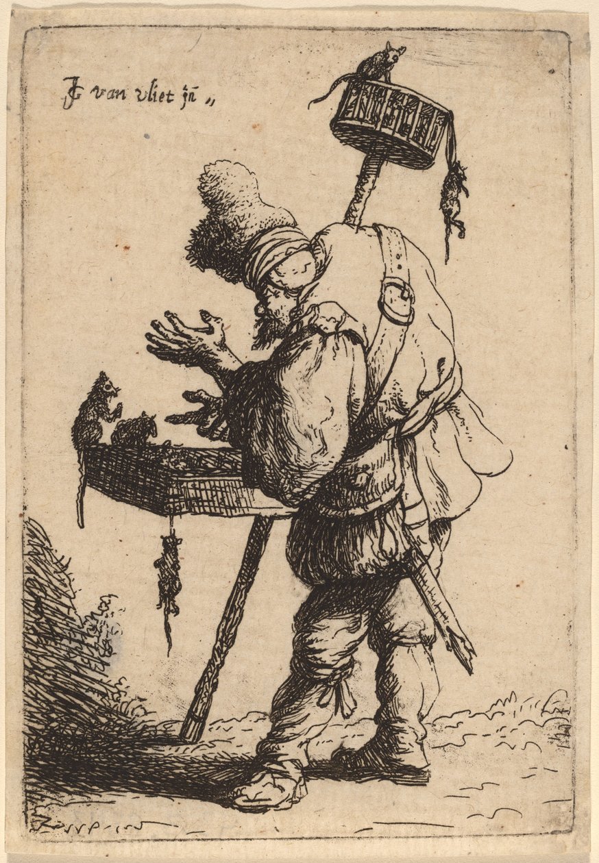 Rottefangeren, 1632. af Jan Georg van Vliet