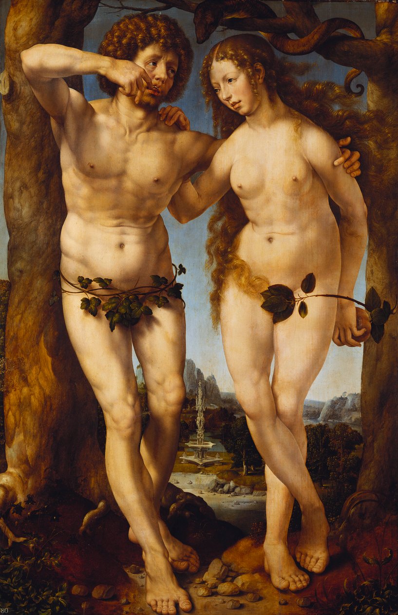 Adam og Eva af Jan Gossaert