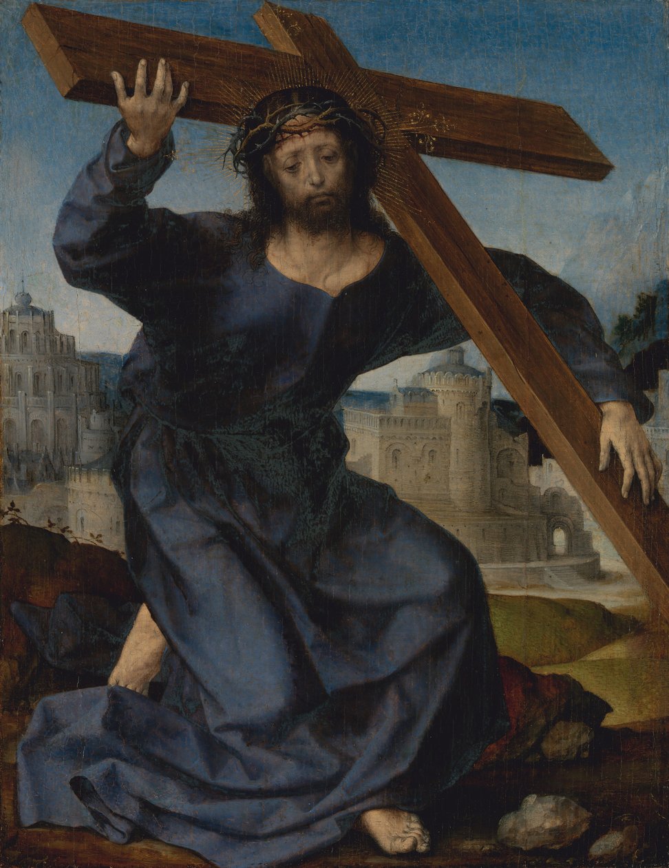 Kristus der bærer korset, ca. 1520-25. af Jan Gossaert