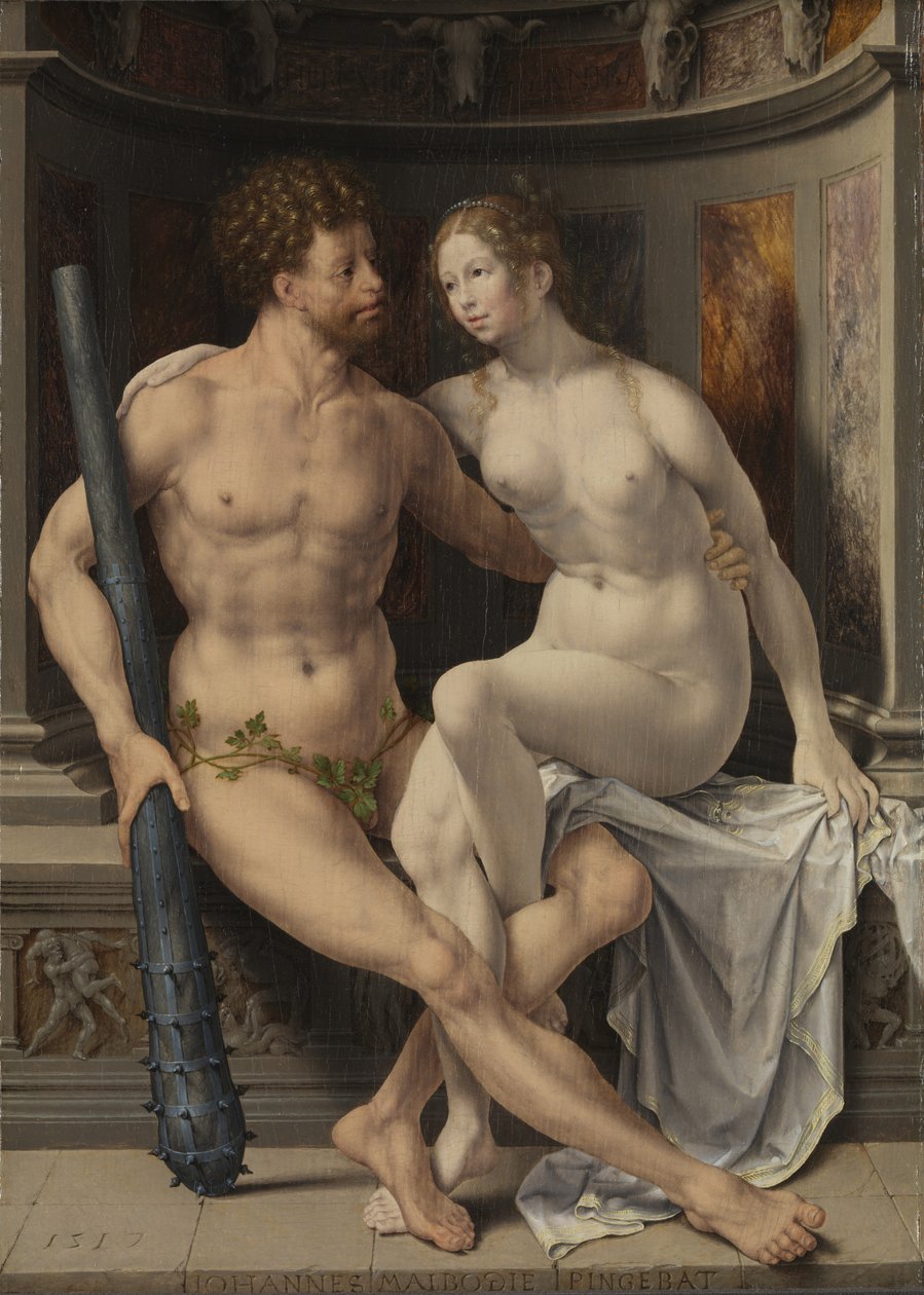 Hercules og Deianeira, 1517 (panel) af Jan Gossaert