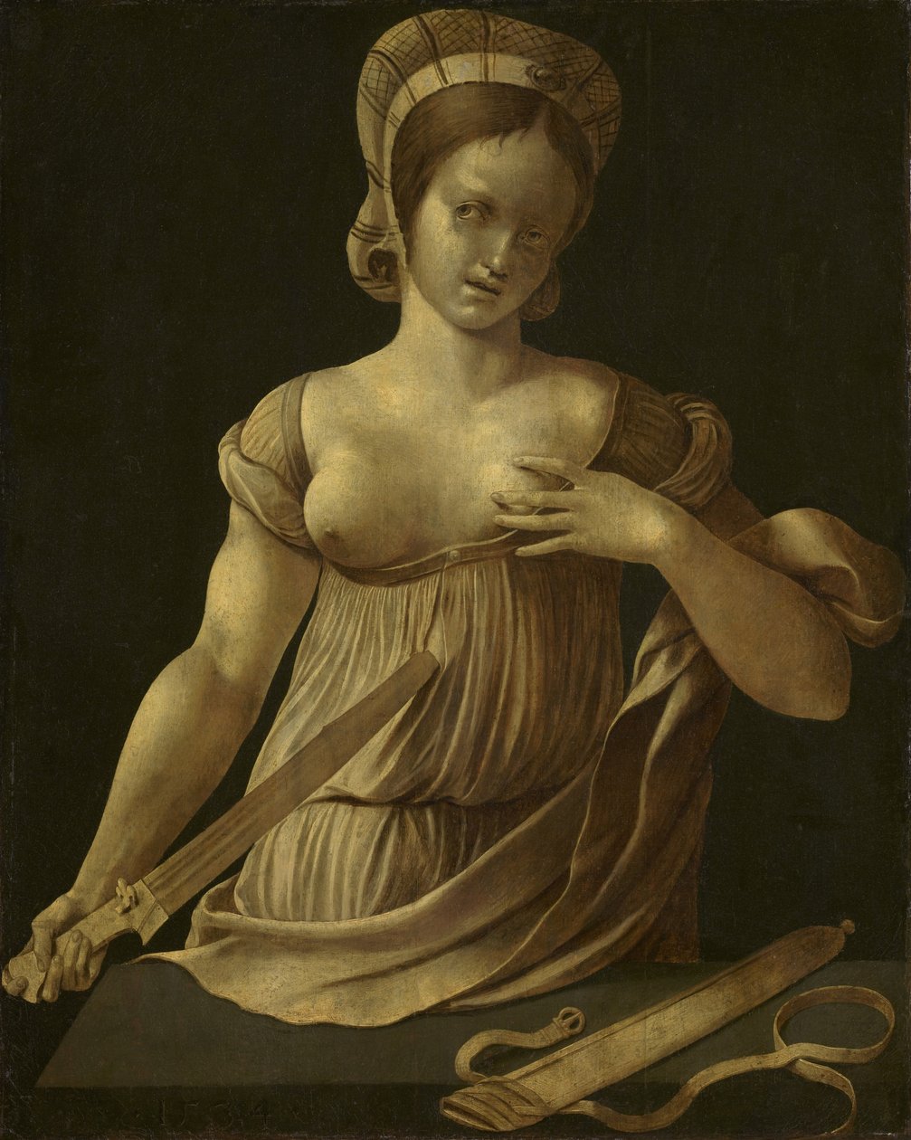 Lucretia, 1534 af Jan Gossaert