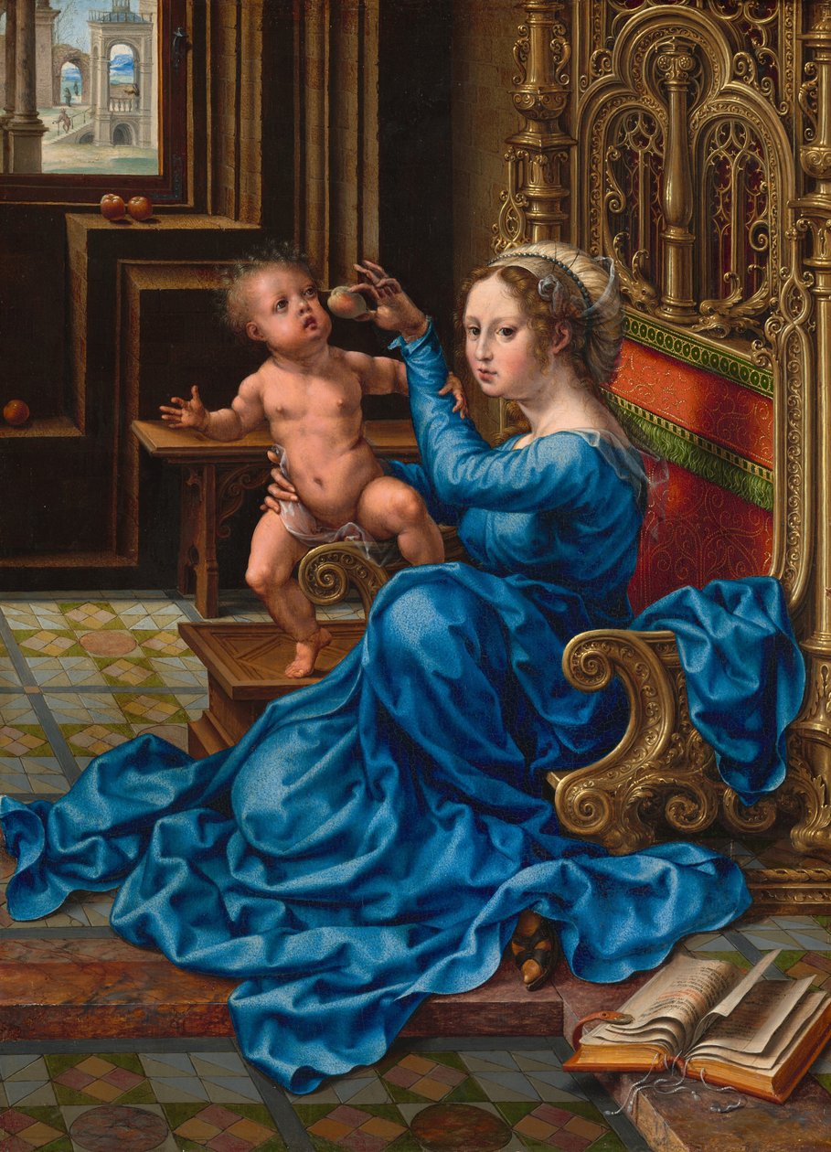 Madonna og barn, ca. 1532. af Jan Gossaert