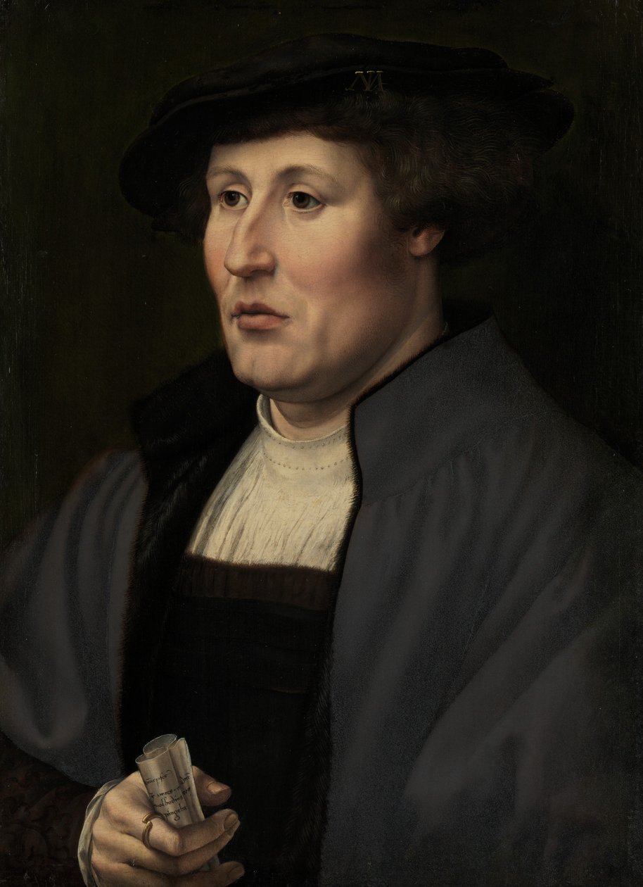 Portræt af en mand, ca. 1520-25. af Jan Gossaert