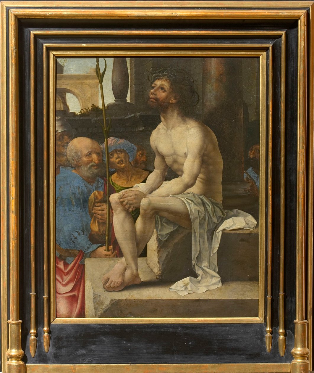 The Mocking of Christ, 1527. af Jan Gossaert
