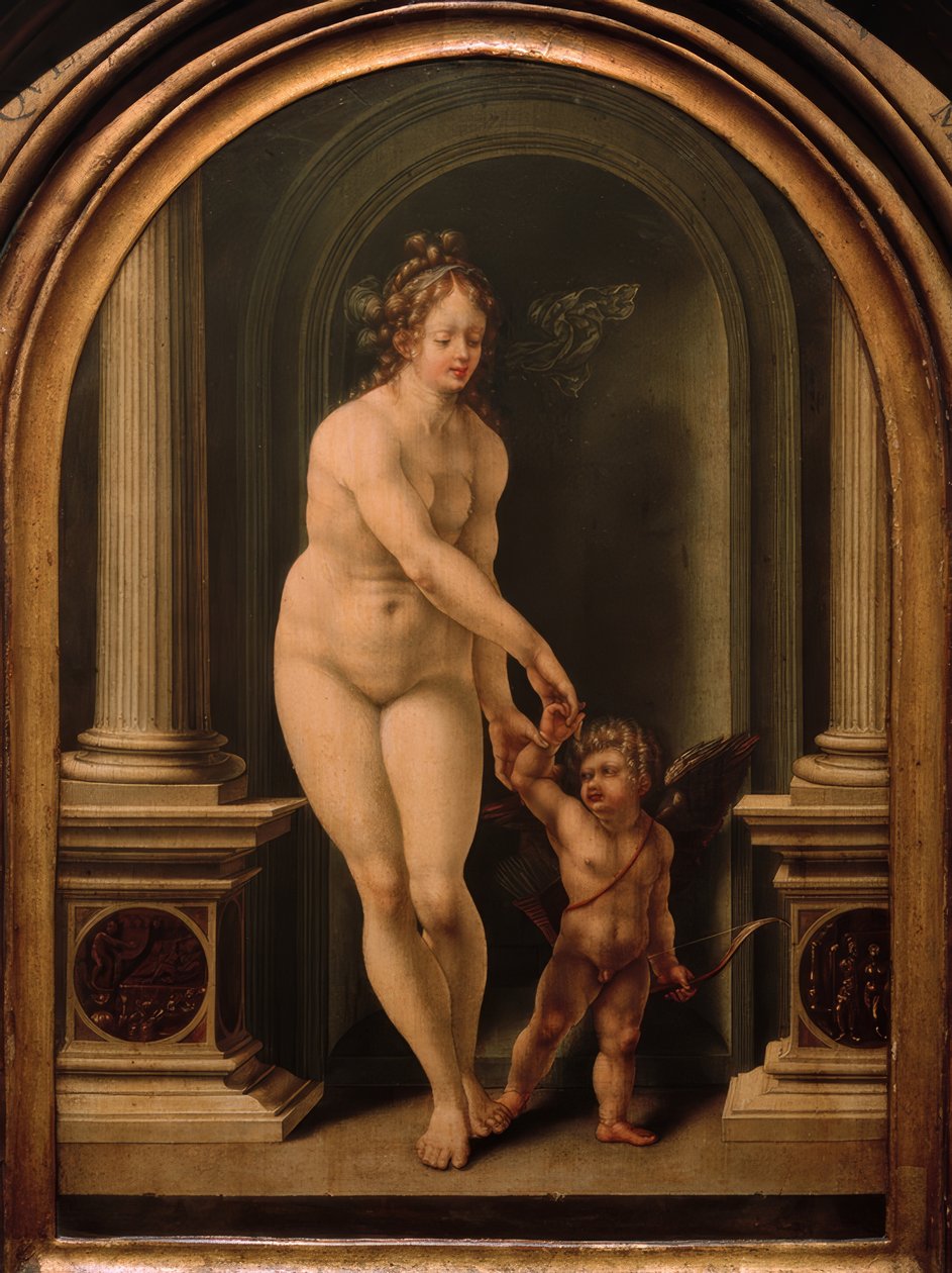 Venus og Amor af Jan Gossaert