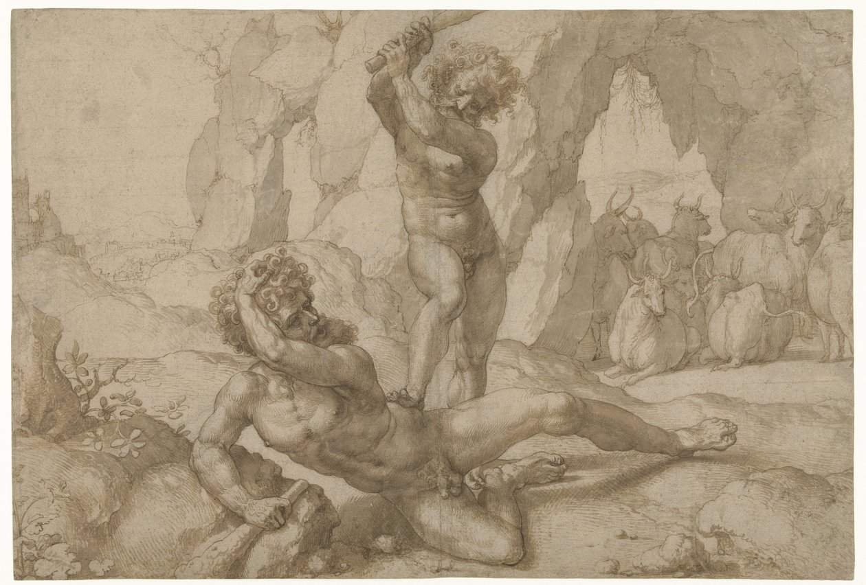 Hercules en Cacus af Jan Gossart