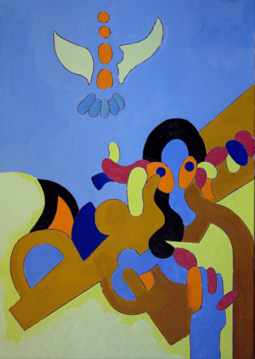 Child Prodigy, 2009 (olie på lærred) af Jan Groneberg