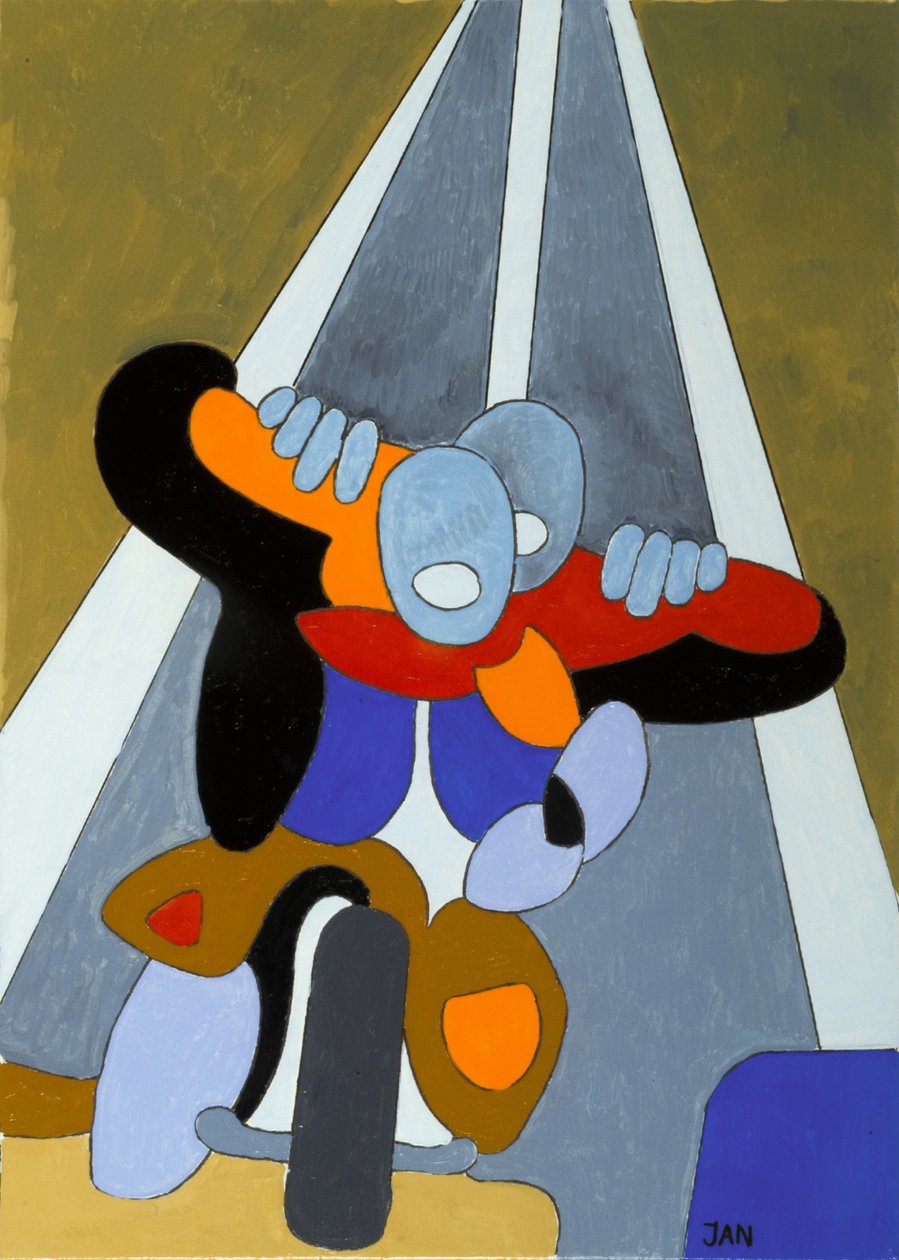 Easy Riding, 2009 (olie på lærred) af Jan Groneberg