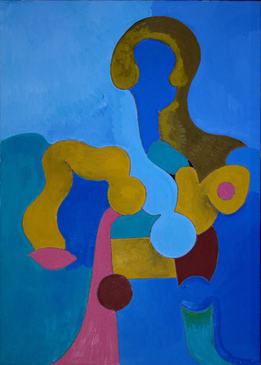 Small Sphinx, 2009 (olie på lærred) af Jan Groneberg