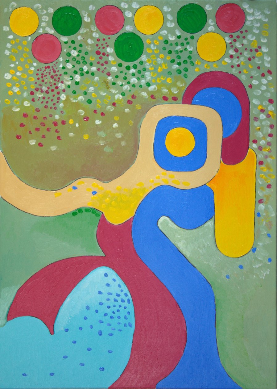 Tango, 2009 (olie på lærred) af Jan Groneberg