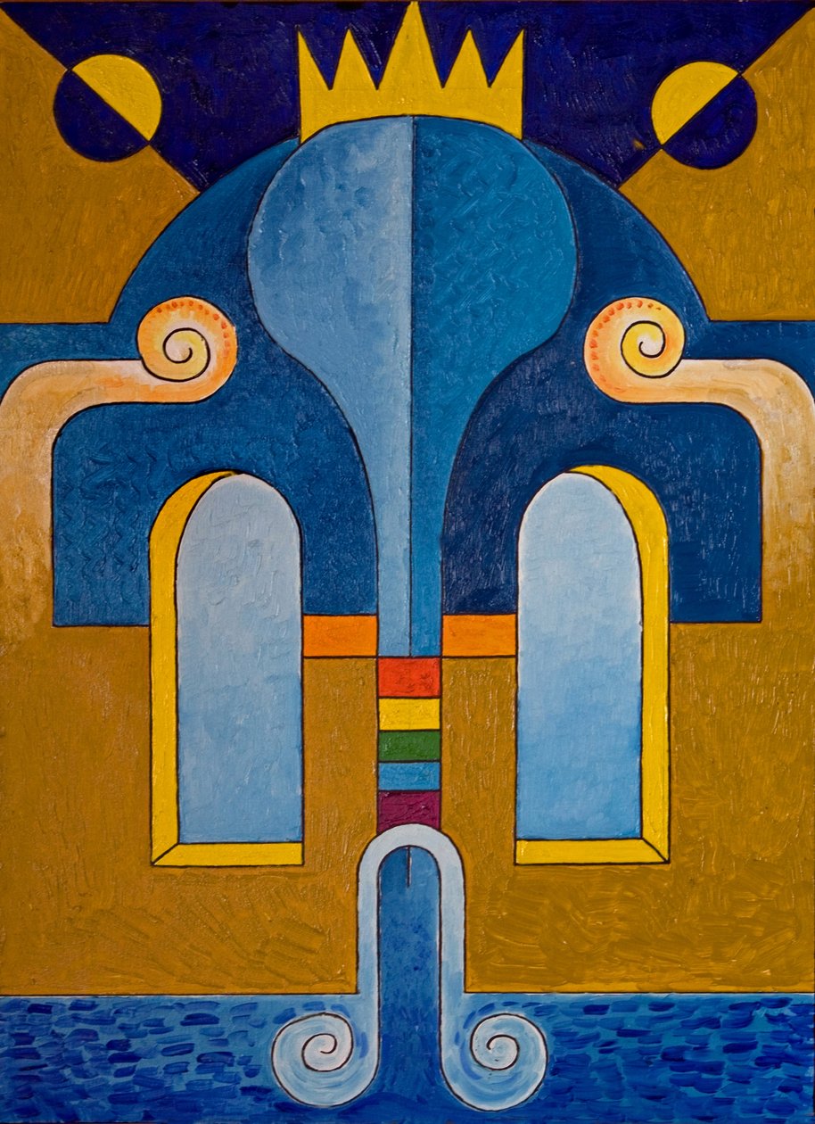 The Bride, 2006 (olie på træ) af Jan Groneberg