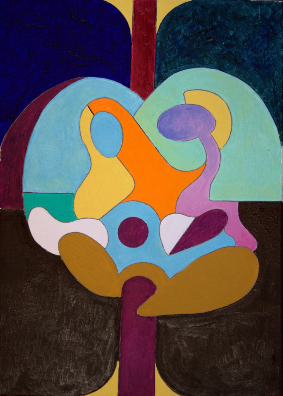 You and Me, 2009 (olie på lærred) af Jan Groneberg