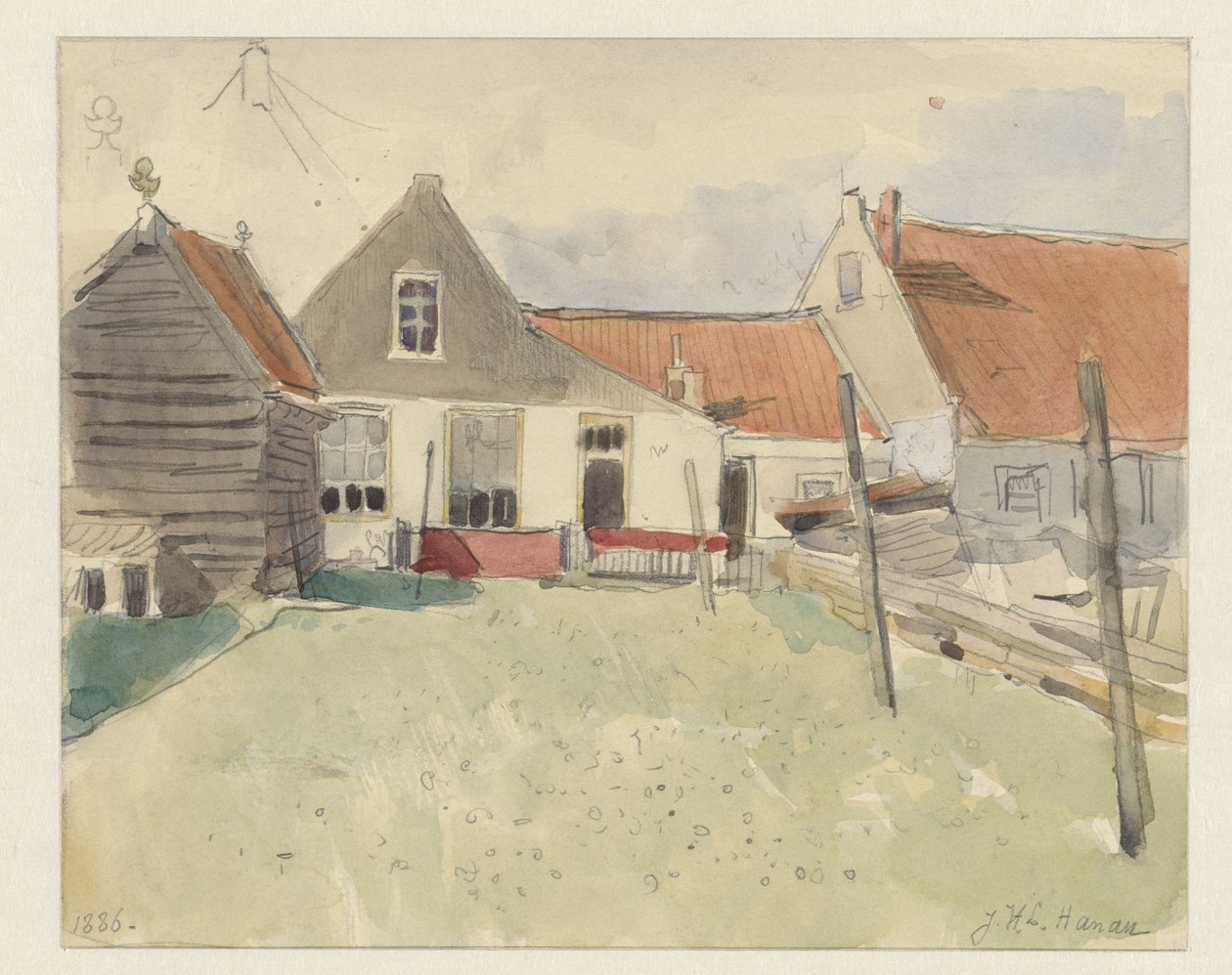Huse i Vinkenbuurt, Amsterdam af Jan H.L. Hanau