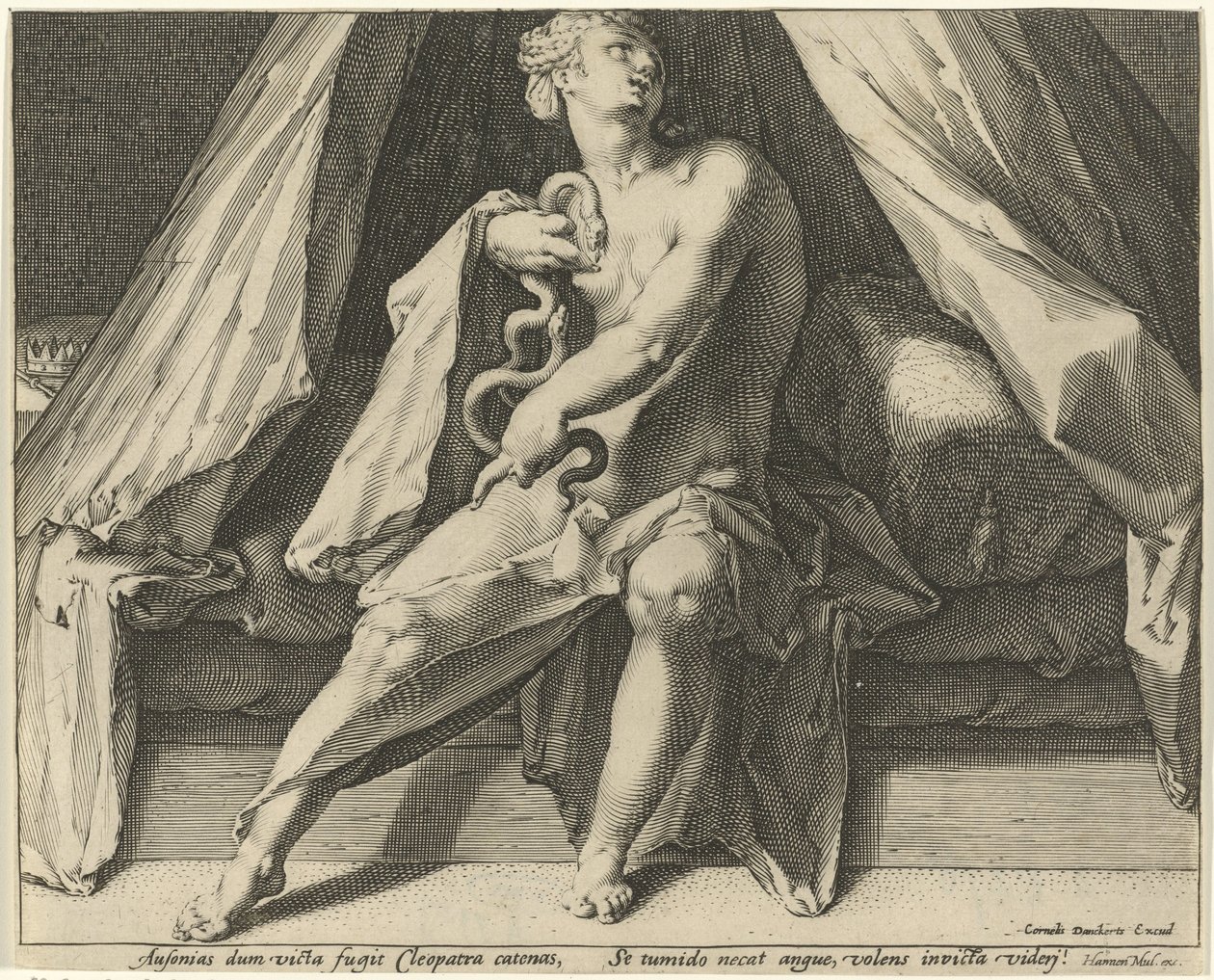 Kleopatras død af Jan Harmensz. Muller