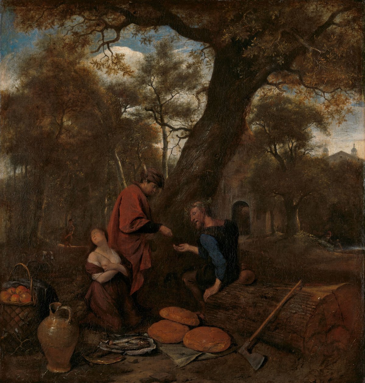 Erysichthon sælger sin datter af Jan Havicksz. Steen