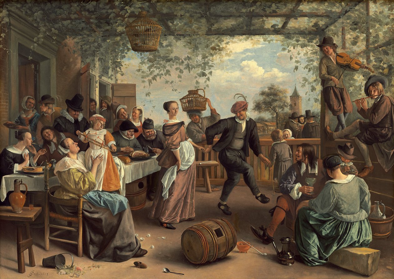 Det dansende par af Jan Havicksz. Steen