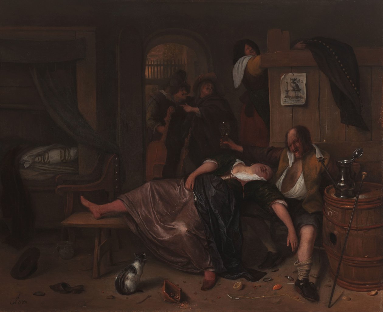 Det berusede par Det berusede par af Jan Havicksz. Steen