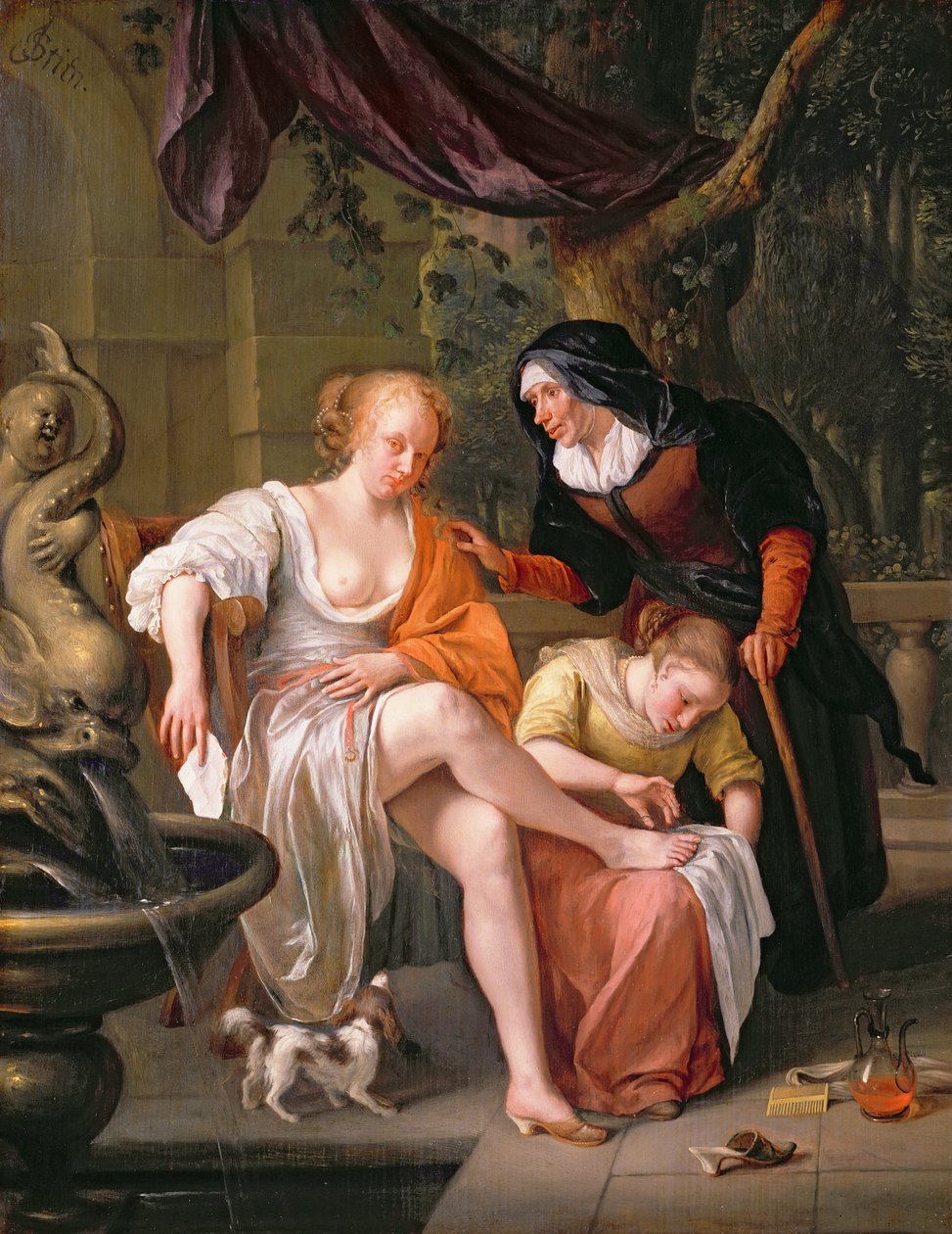 Bathsheba efter badet af Jan Havickszoon Steen
