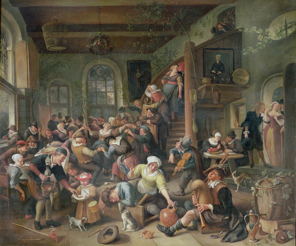 Æggedansen af Jan Havickszoon Steen