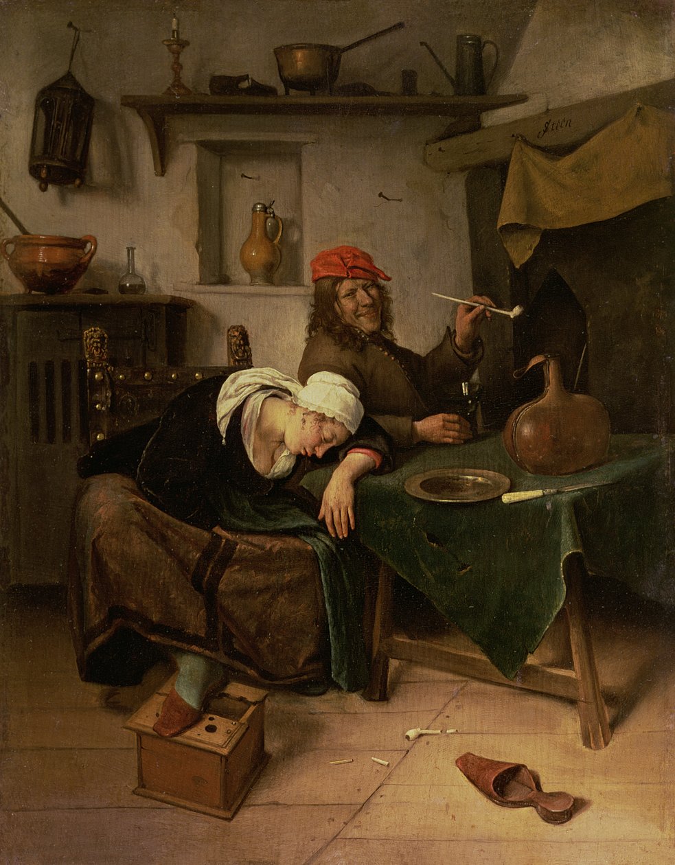 De ledige af Jan Havickszoon Steen
