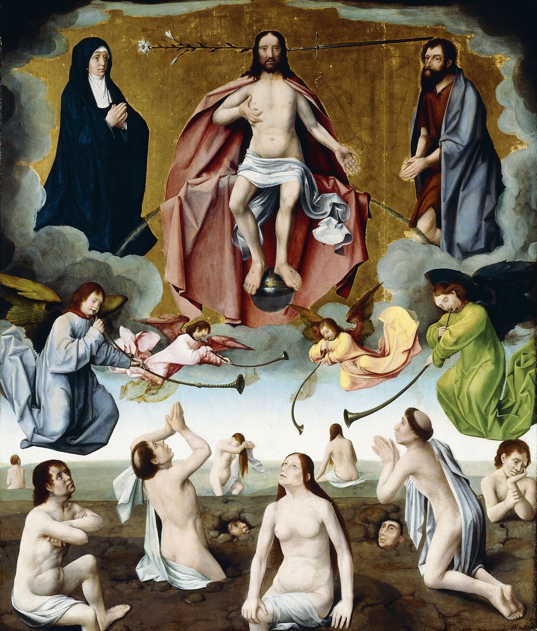 Den sidste dom, c.1525 af Jan II Provost