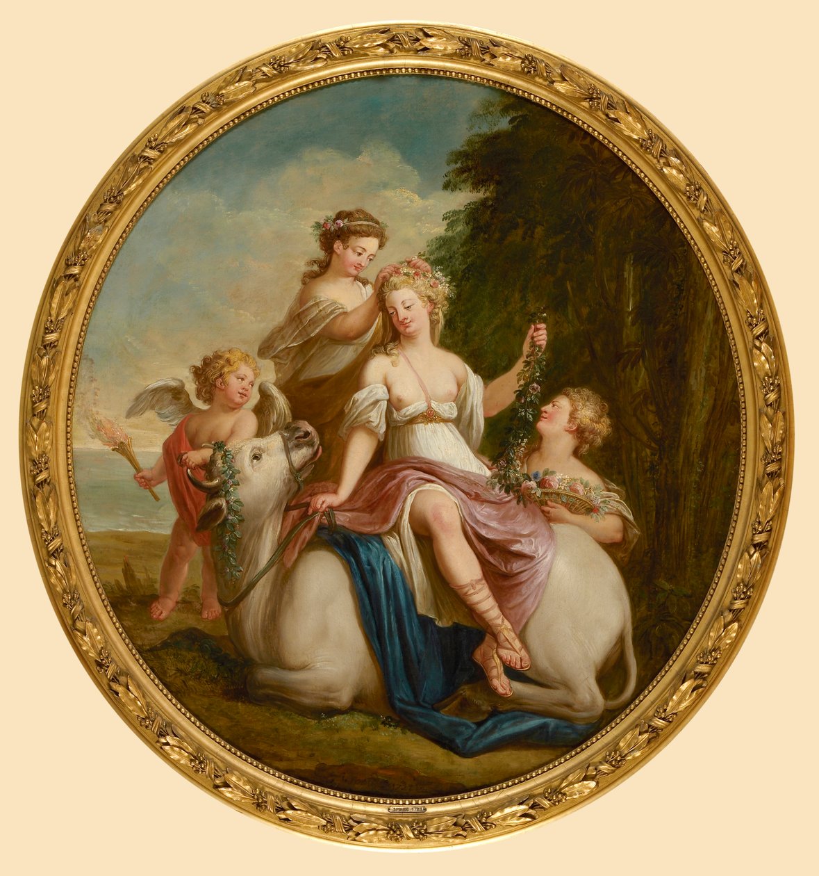 Europas voldtægt, 1723. af Jan Jakob Spoede