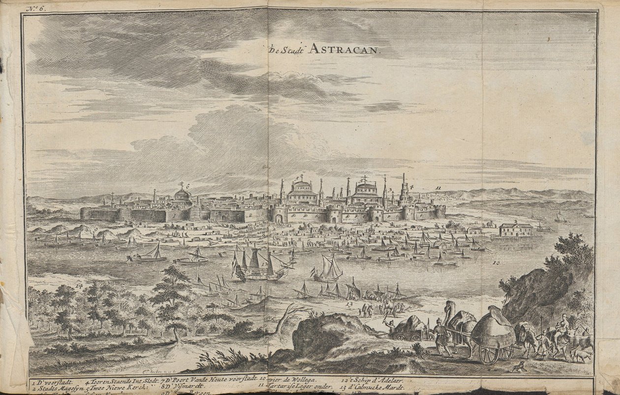 Astrakhan Fra: Three Remarkable Voyages, 1675 af Jan Jansz. Struys