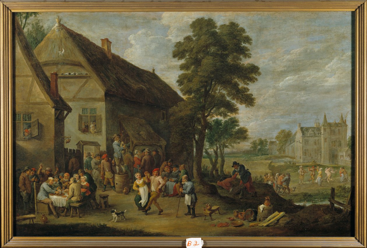 Udsigt over Rhenen, 1636 af Jan Josephsz van Goyen