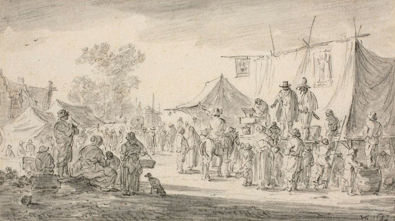 Landsmesse, 1653 af Jan Josephsz van Goyen