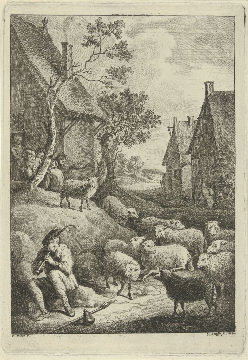 Fårehyrde af Jan Lauwryn Krafft (I)
