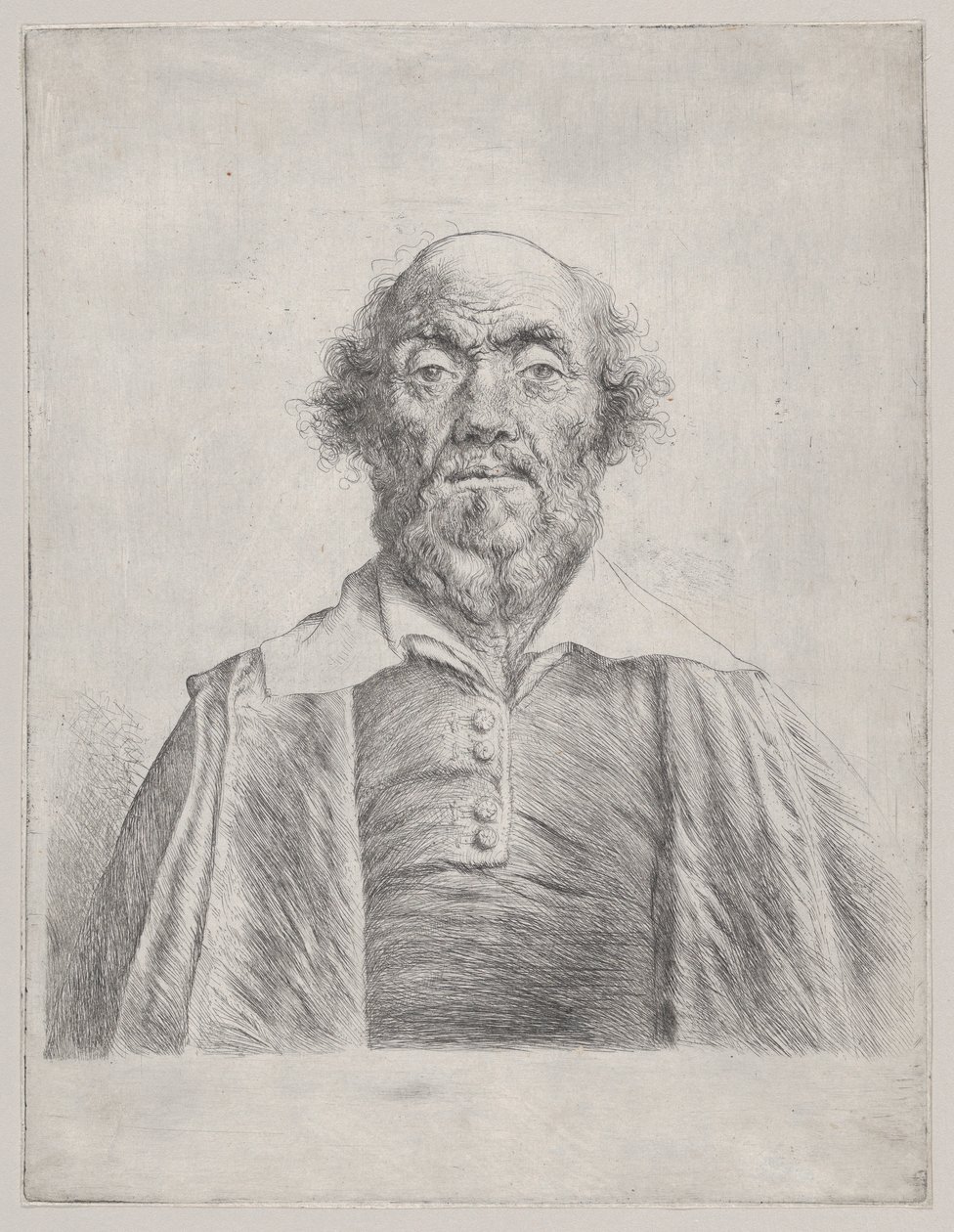 Buste af en ældre mand, 1620-74. af Jan Lievens