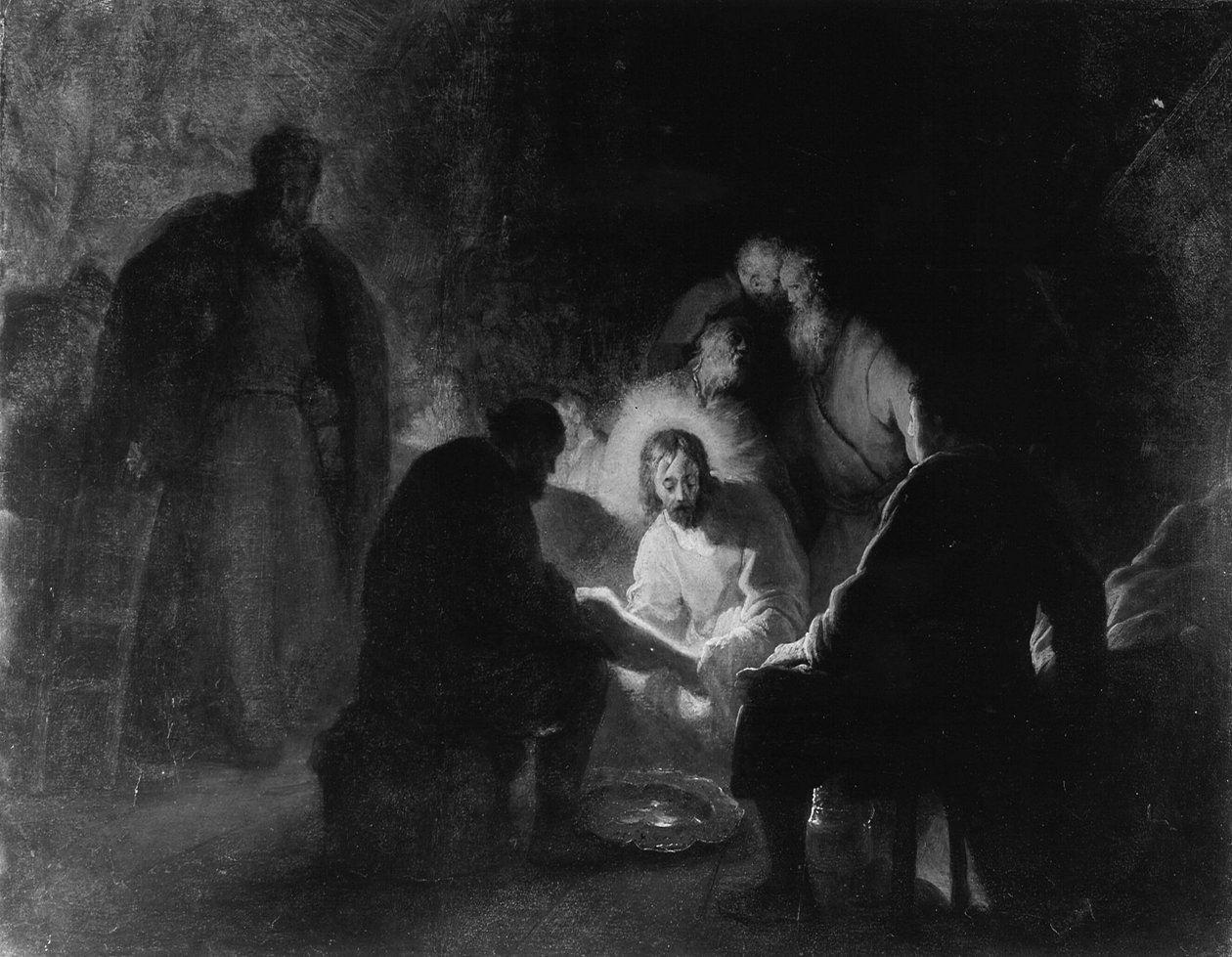 Kristus vasker disciplenes fødder af Jan Lievens