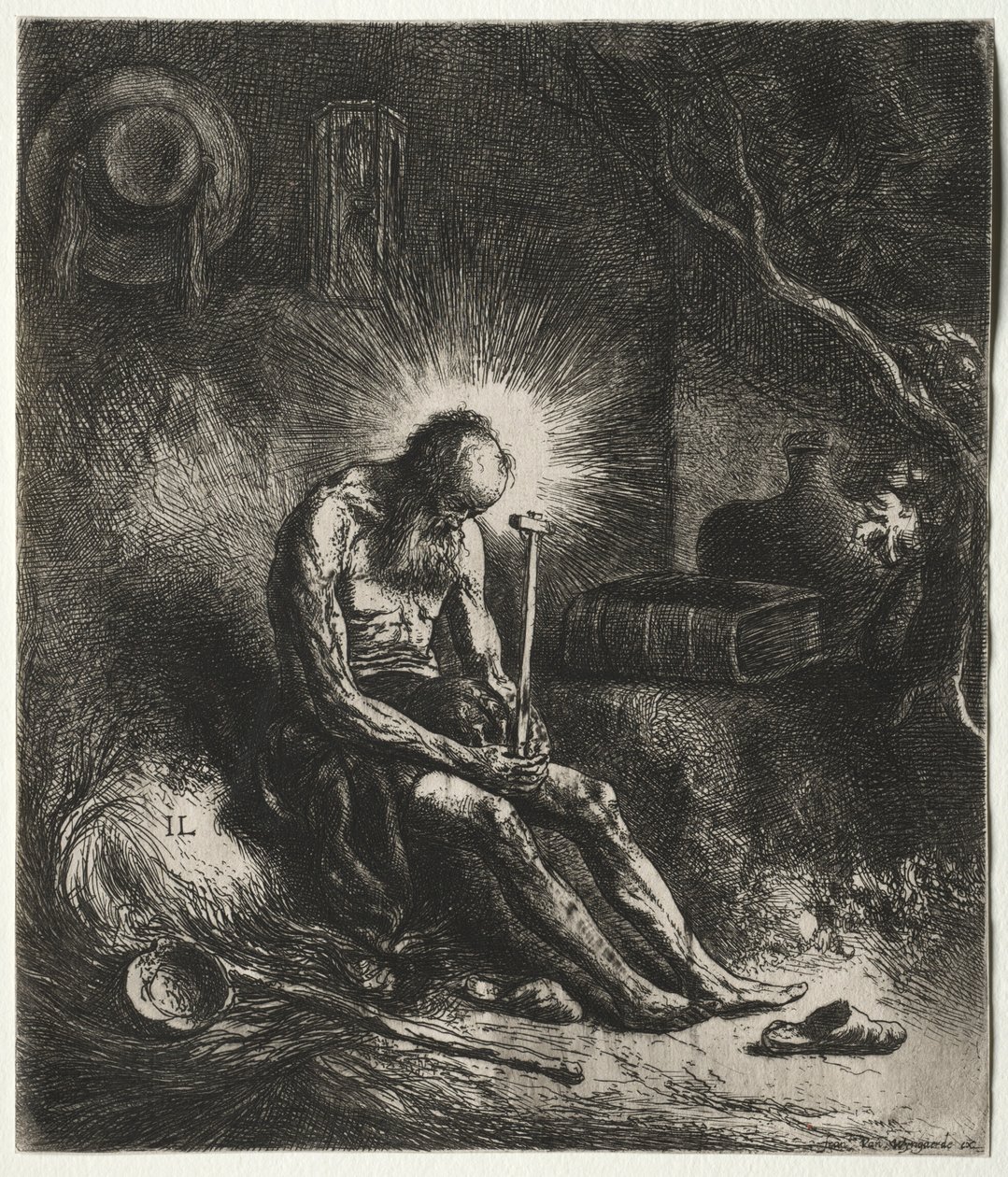 Sankt Jerome. af Jan Lievens