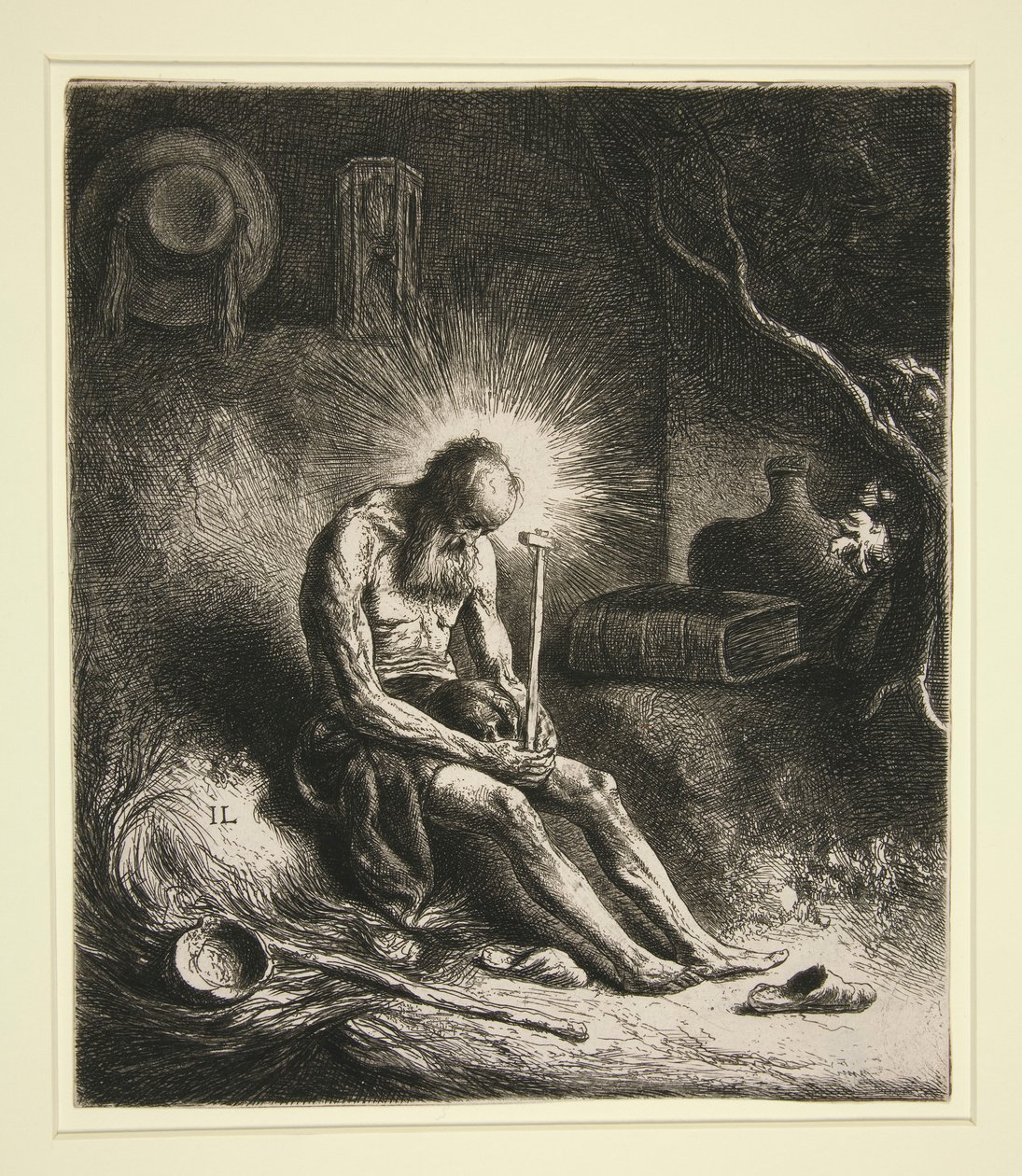 Sankt Hieronymus i bod af Jan Lievens