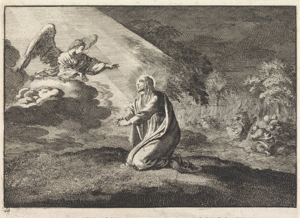 Kristus i Getsemane Have af Jan Luyken