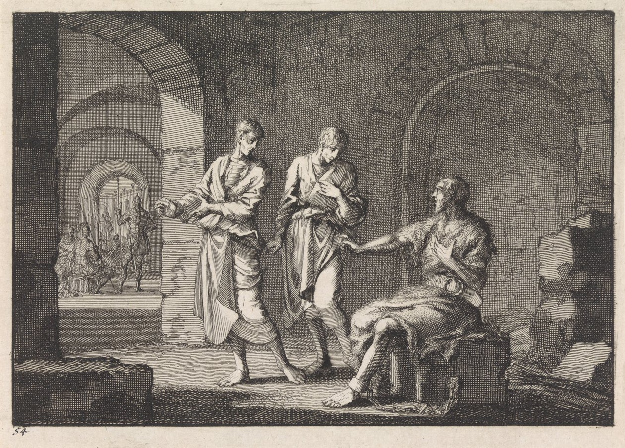 Johannes Døberen i fængsel af Jan Luyken