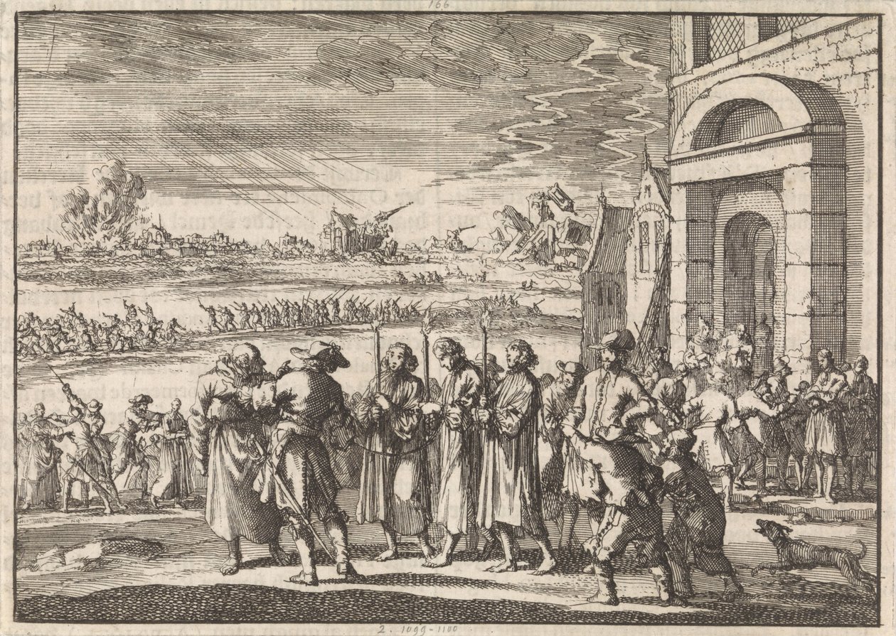 Forfølgelse af protestanter i Frankrig, 1672 af Jan Luyken