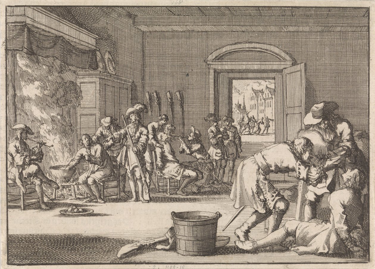 Forfølgelse af de reformerte i Frankrig, 1685 af Jan Luyken