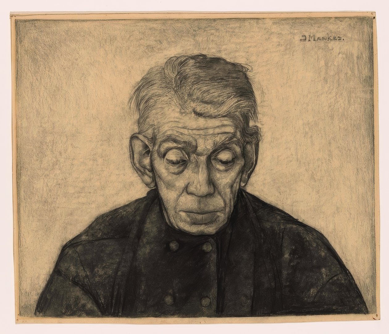 Douwe set forfra af Jan Mankes